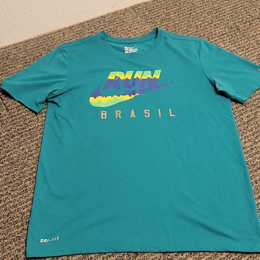 Mens Nike Run Brasil dri-fit tshirt